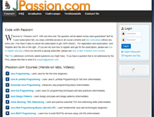 Tablet Screenshot of jpassion.com